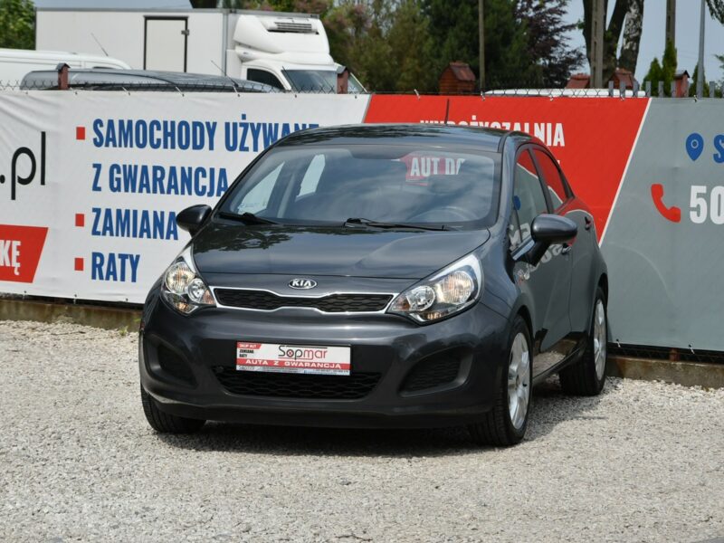 Kia Rio 1.2 GAZ 85KM 2015r. Klima Alufelgi Czujniki podgrz. fotele isofix III (2011-)