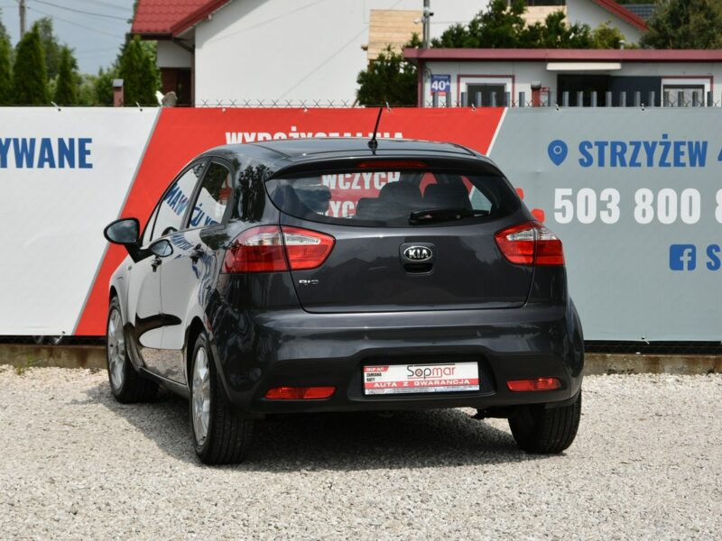 Kia Rio 1.2 GAZ 85KM 2015r. Klima Alufelgi Czujniki podgrz. fotele isofix III (2011-)