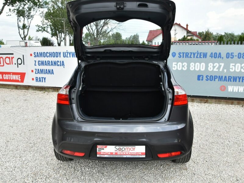 Kia Rio 1.2 GAZ 85KM 2015r. Klima Alufelgi Czujniki podgrz. fotele isofix III (2011-)