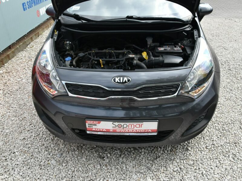 Kia Rio 1.2 GAZ 85KM 2015r. Klima Alufelgi Czujniki podgrz. fotele isofix III (2011-)