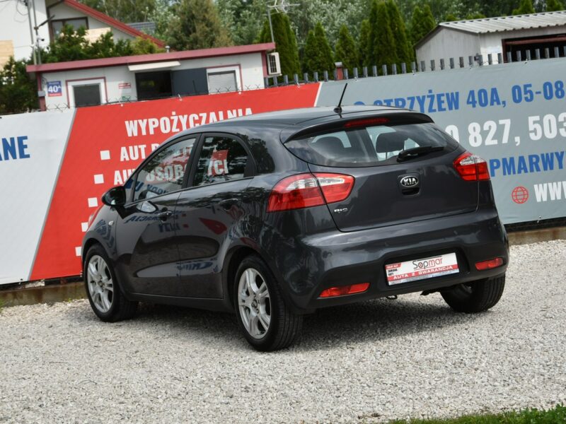 Kia Rio 1.2 GAZ 85KM 2015r. Klima Alufelgi Czujniki podgrz. fotele isofix III (2011-)