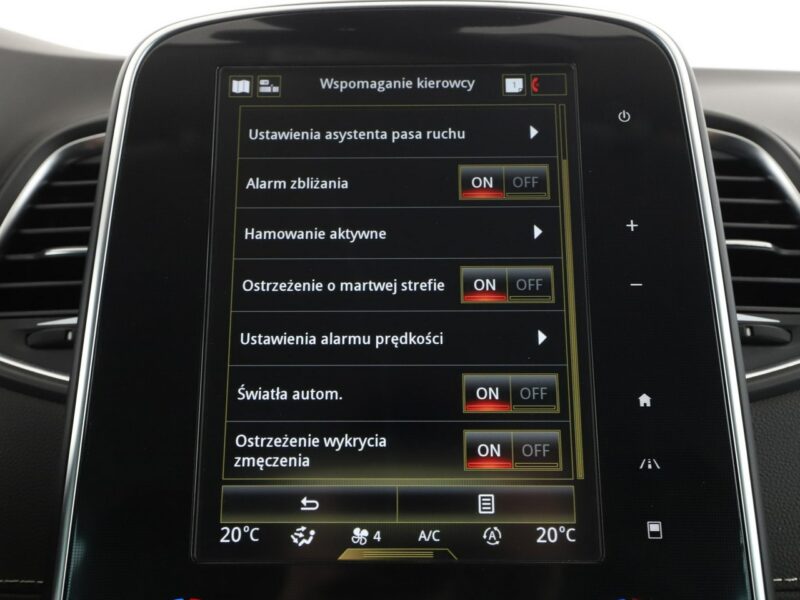 Renault Scenic automat BOSE full LED półskóra duża navi czujniki parkowania IV (2016-)