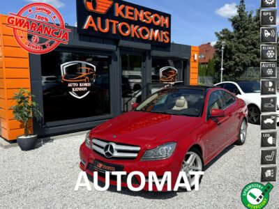 Mercedes C 250 Kamera cofania, Podgrzewane fotele, Panorama dach otwierana, LED W204 (2007-2014)