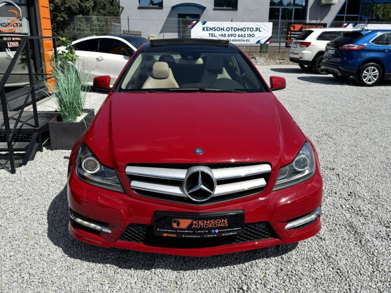 Mercedes C 250 Kamera cofania, Podgrzewane fotele, Panorama dach otwierana, LED W204 (2007-2014)