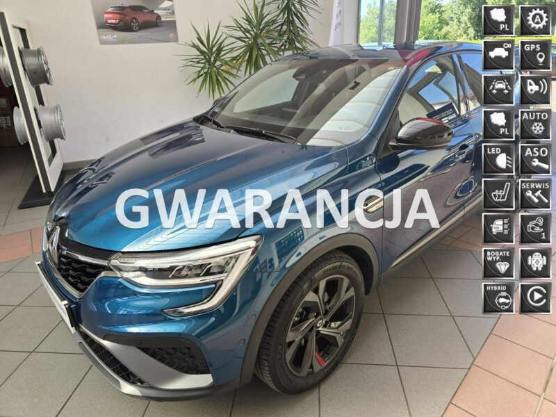 Renault Arkana Pierwszy wł. Serwis, Gwarancja, RS Line, Bezwypadkowy, Krajowy