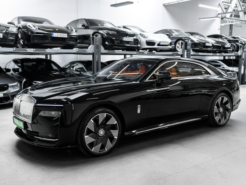 Rolls-Royce Spectre Bezwypadkowy. Launch Package. Bespoke. Black Diamond. Gwarancja.