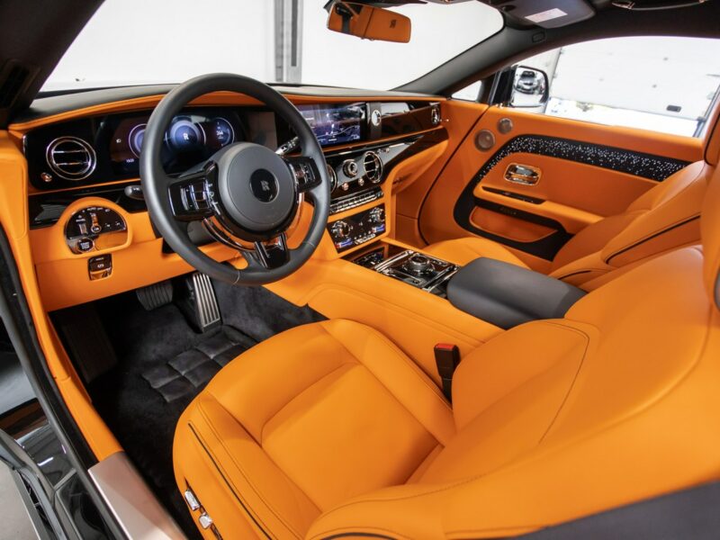 Rolls-Royce Spectre Bezwypadkowy. Launch Package. Bespoke. Black Diamond. Gwarancja.