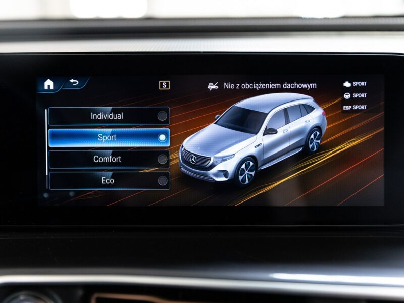 Mercedes EQC 400 4Matic. Salon PL. Bezwypadkowy. Gwarancja. FV23%.