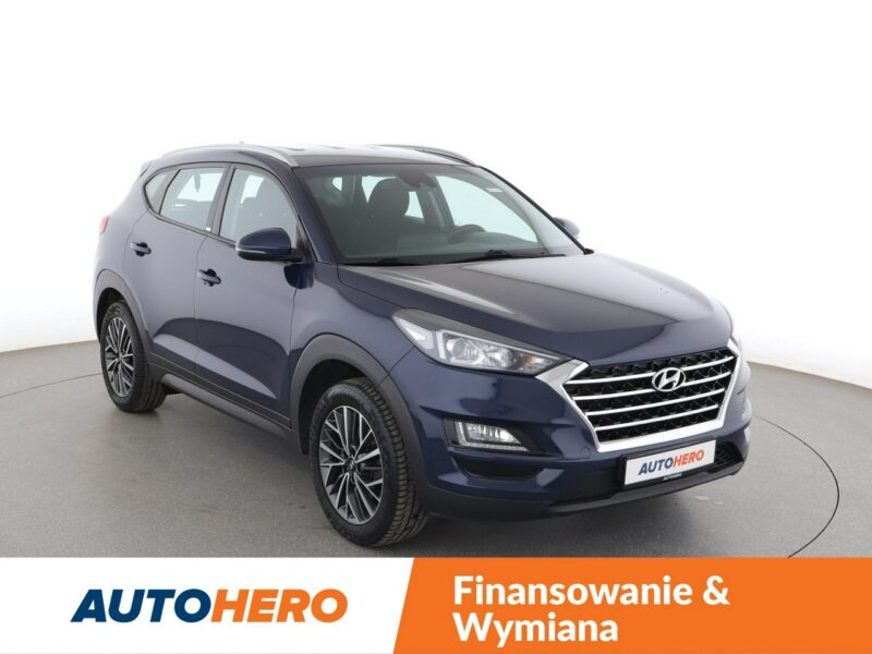Hyundai Tucson 1.6 Advantage Klima Navi Tempomat Grzana Kierownica Fotele Kamera LED III (2015-2020)