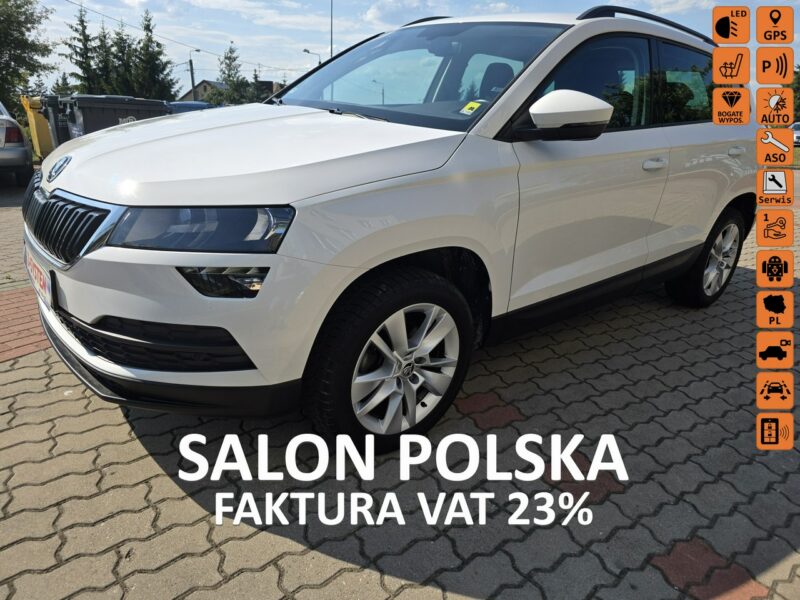 Škoda Karoq Tylko Salon Polska 1Właściciel BEZWYPADKOWY automat