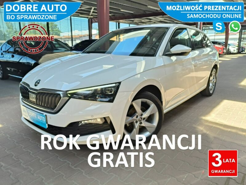 Škoda Scala 1.5 150KM Style,Kamera,Parktronik,GrzaneFotele,HandsFree,Android/Apple