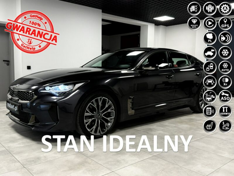 Kia Stinger 2.0tgdi 255km * GT-LINE * Harman/Kardon * Kamera360 * Head-up * Vat23%