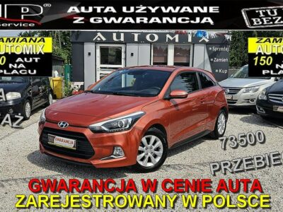 Hyundai i20 -SPRZEDANY- 73tys km! , coupe,mega wyposaż.Śliczny z GWARANCJĄ II (2014-2020)