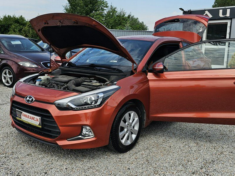 Hyundai i20 -SPRZEDANY- 73tys km! , coupe,mega wyposaż.Śliczny z GWARANCJĄ II (2014-2020)