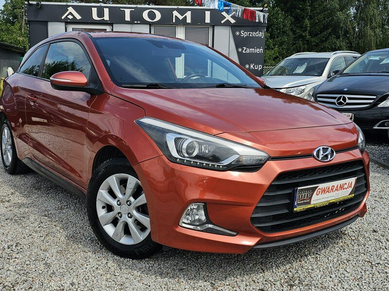 Hyundai i20 -SPRZEDANY- 73tys km! , coupe,mega wyposaż.Śliczny z GWARANCJĄ II (2014-2020)