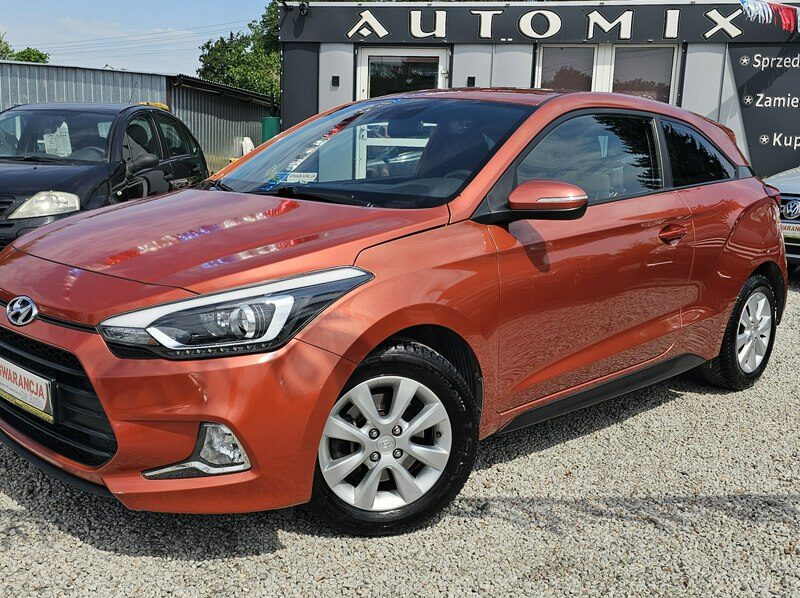 Hyundai i20 -SPRZEDANY- 73tys km! , coupe,mega wyposaż.Śliczny z GWARANCJĄ II (2014-2020)