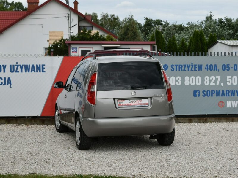 Škoda Roomster 1.4TDi 80KM 2008r. Klima TEMPOMAT isofix POLECAM I (2006-)