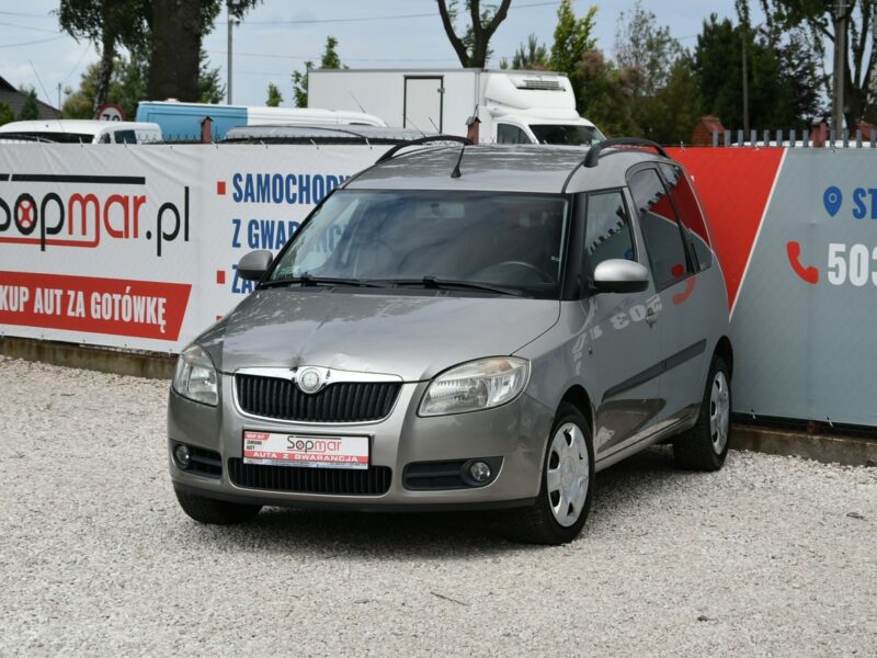 Škoda Roomster 1.4TDi 80KM 2008r. Klima TEMPOMAT isofix POLECAM I (2006-)
