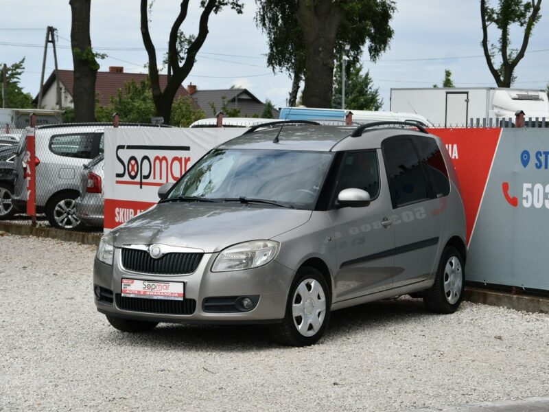 Škoda Roomster 1.4TDi 80KM 2008r. Klima TEMPOMAT isofix POLECAM I (2006-)