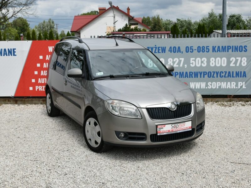 Škoda Roomster 1.4TDi 80KM 2008r. Klima TEMPOMAT isofix POLECAM I (2006-)
