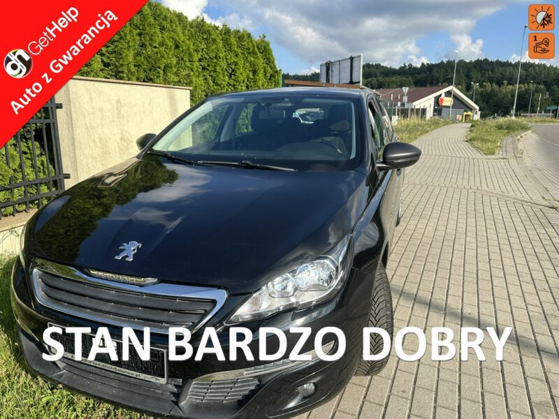 Peugeot 308 Benzyna, tempomat, LED światła dzienne, klimatyzacja, isofix, import T9 (2014-2021)