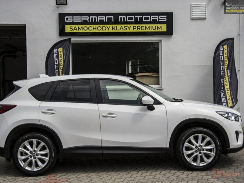 Mazda CX-5 AWD / Xenon / Kamera / Skóry / Biała Perła /Bezwypadkowy / Gwarancja I (2012-2017)