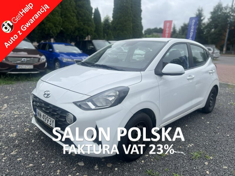 Hyundai i10 Salon Polska Poleasingowy I właściciel Serwis ASO VAT 23% Bezwypadkowy III (2020-)