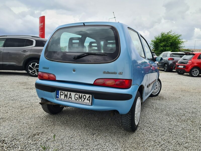 Fiat Seicento I-Właściciel od Nowości El.Szyby Radio OC+Przagląd 03.2026