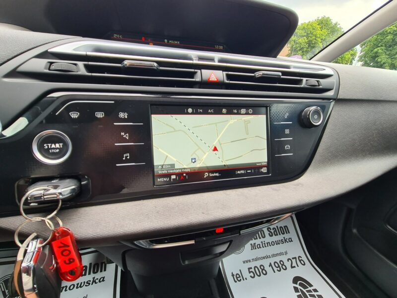 Citroen C4 SpaceTourer Navi Kamera 2xPDC Klimatronik Radar Asystent Pasa Sensory Tempomat Alu