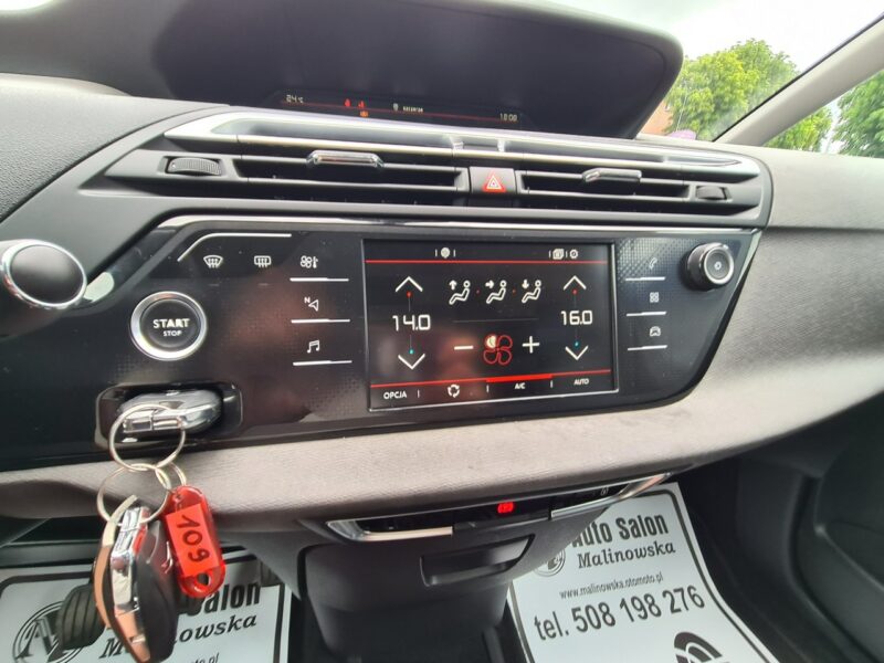 Citroen C4 SpaceTourer Navi Kamera 2xPDC Klimatronik Radar Asystent Pasa Sensory Tempomat Alu