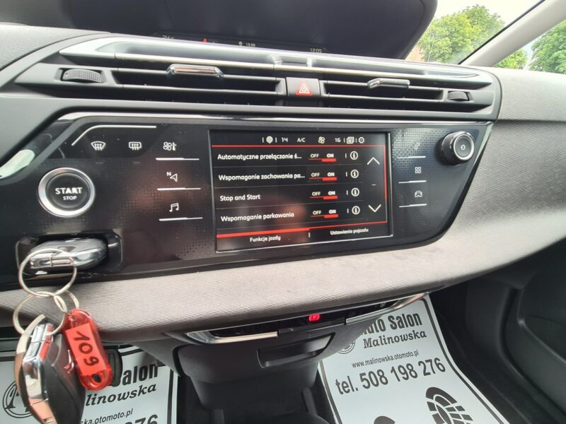 Citroen C4 SpaceTourer Navi Kamera 2xPDC Klimatronik Radar Asystent Pasa Sensory Tempomat Alu