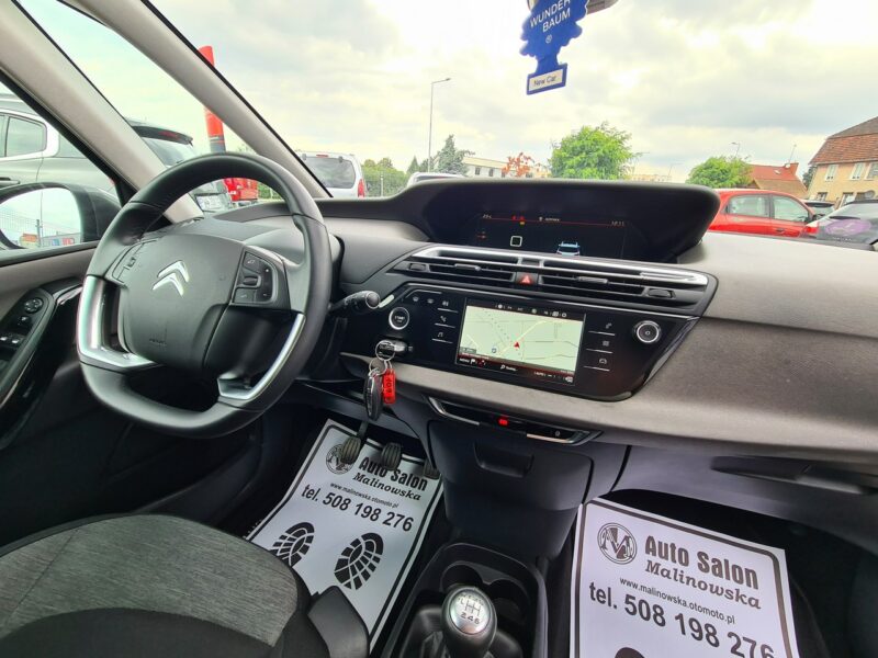 Citroen C4 SpaceTourer Navi Kamera 2xPDC Klimatronik Radar Asystent Pasa Sensory Tempomat Alu