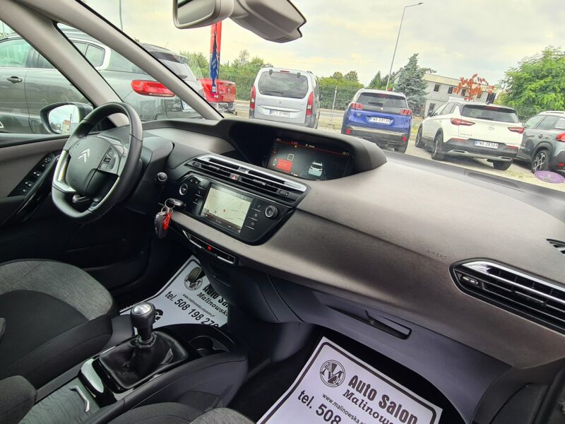 Citroen C4 SpaceTourer Navi Kamera 2xPDC Klimatronik Radar Asystent Pasa Sensory Tempomat Alu