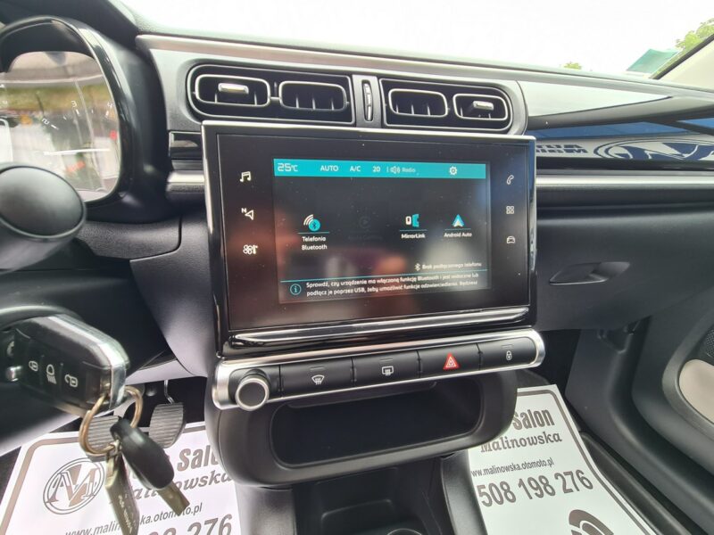 Citroen C3 Navi PDC Klimatronik Led Grzane Fotele Asystent Pasa Tempomat Alu III (2016-)