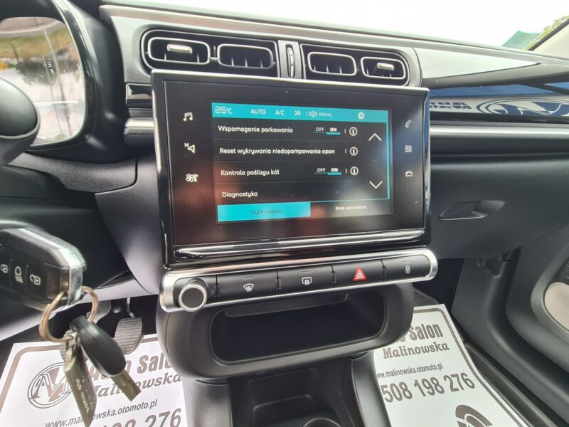 Citroen C3 Navi PDC Klimatronik Led Grzane Fotele Asystent Pasa Tempomat Alu III (2016-)