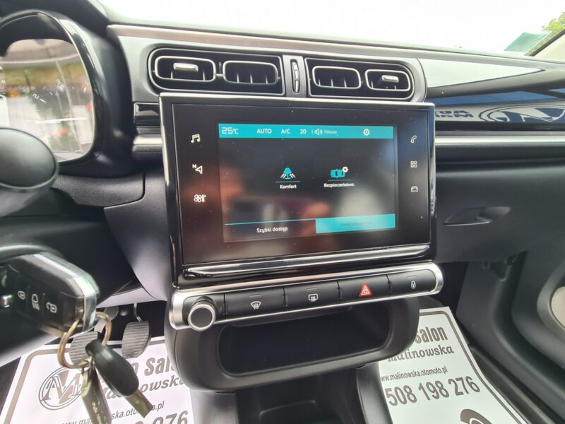 Citroen C3 Navi PDC Klimatronik Led Grzane Fotele Asystent Pasa Tempomat Alu III (2016-)