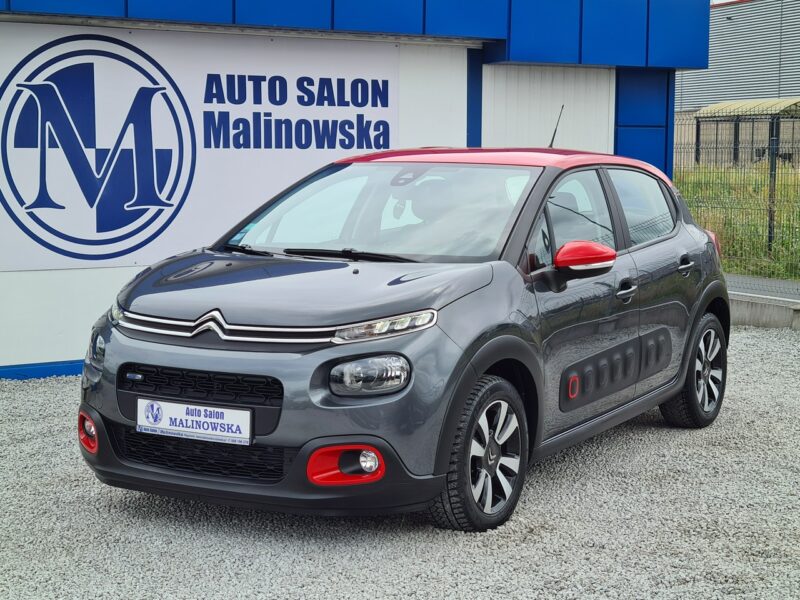 Citroen C3 Navi PDC Klimatronik Led Grzane Fotele Asystent Pasa Tempomat Alu III (2016-)