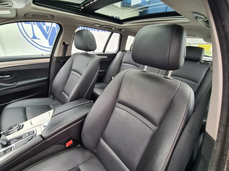 BMW 518 Szyberdach Navi El+Pamięć Fotele Skóra 2xPDC El.Klapa Xenon Wolne Ręce F10 (2009-2017)