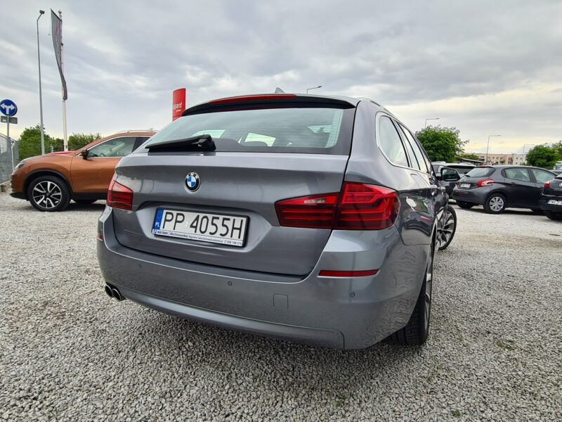 BMW 518 Szyberdach Navi El+Pamięć Fotele Skóra 2xPDC El.Klapa Xenon Wolne Ręce F10 (2009-2017)