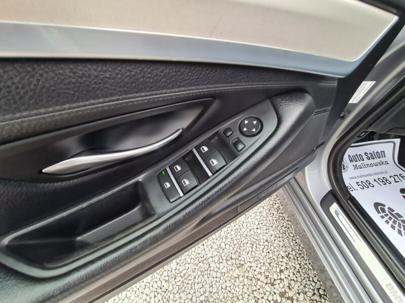 BMW 518 Szyberdach Navi El+Pamięć Fotele Skóra 2xPDC El.Klapa Xenon Wolne Ręce F10 (2009-2017)