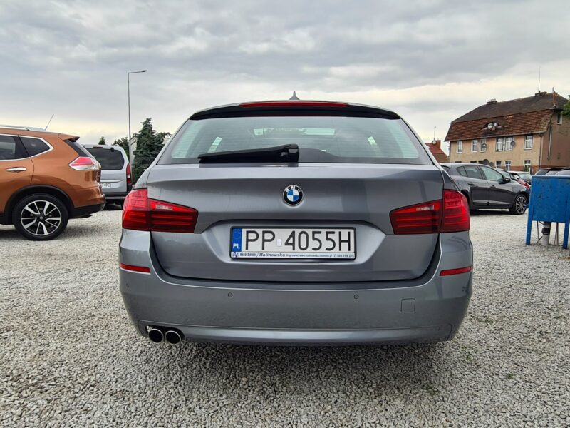 BMW 518 Szyberdach Navi El+Pamięć Fotele Skóra 2xPDC El.Klapa Xenon Wolne Ręce F10 (2009-2017)