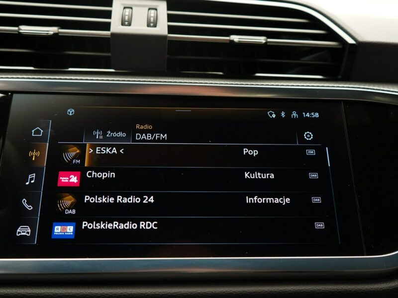 Audi Q3 Sportback 40TFSI Quattro 190KM Sline Kamera360 ACC Sonos MatrixLED