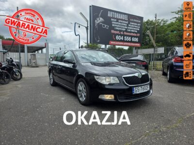 Škoda Superb 1.8 TSI 160 KM, Skóra, Kamera, Bluetooth, Navi, Android-Auto, Klima II (2008-2015)