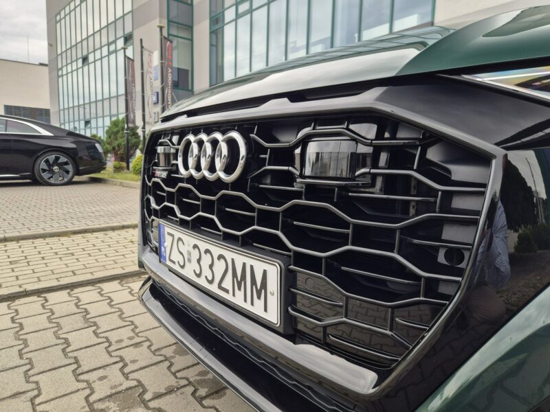Audi RS Q8 600KM. Lakier Audi Exlusive. Masaże. B&O. ACC. Noktowizor. Hak. FV23%.