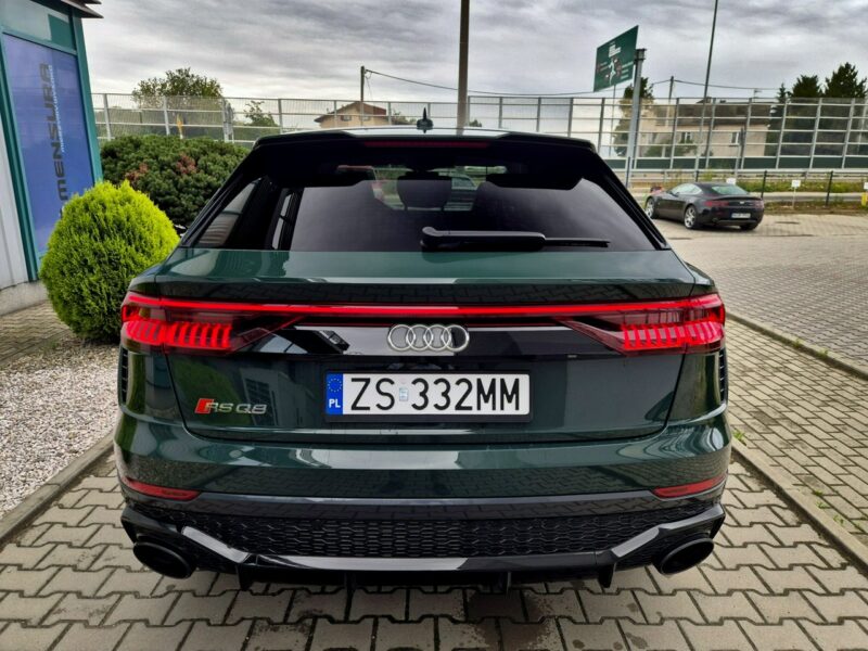 Audi RS Q8 600KM. Lakier Audi Exlusive. Masaże. B&O. ACC. Noktowizor. Hak. FV23%.