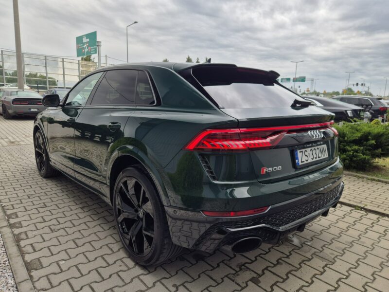 Audi RS Q8 600KM. Lakier Audi Exlusive. Masaże. B&O. ACC. Noktowizor. Hak. FV23%.