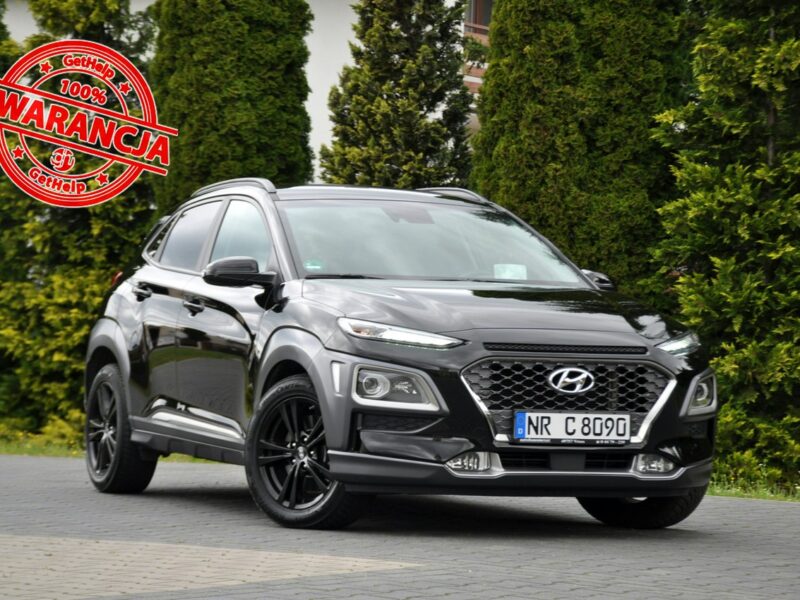 Hyundai Kona 1.6T(177KM)*4WD*Radar*Ful Led*Automat*Kamera*Skóry*KeylessGo*Alu17"ASO I (2017-2023)