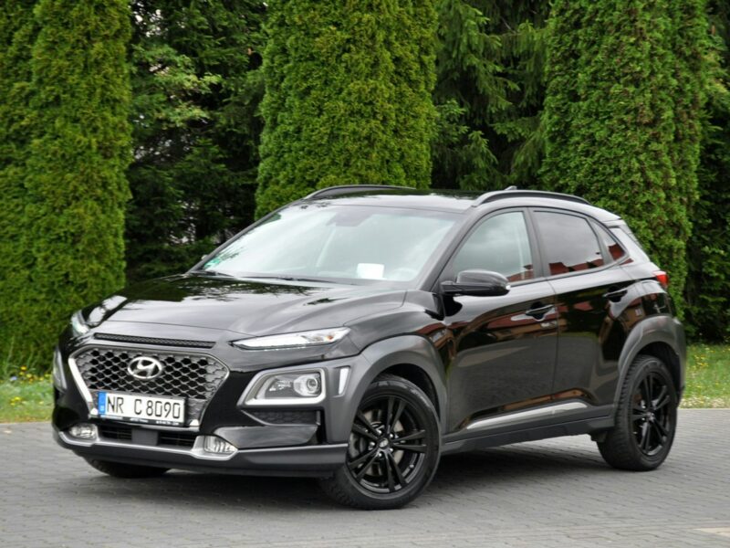 Hyundai Kona 1.6T(177KM)*4WD*Radar*Ful Led*Automat*Kamera*Skóry*KeylessGo*Alu17"ASO I (2017-2023)