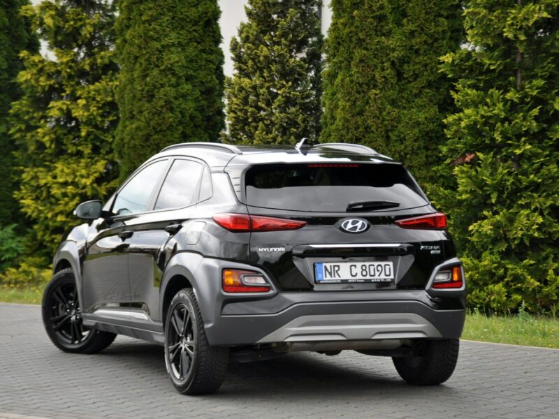 Hyundai Kona 1.6T(177KM)*4WD*Radar*Ful Led*Automat*Kamera*Skóry*KeylessGo*Alu17"ASO I (2017-2023)