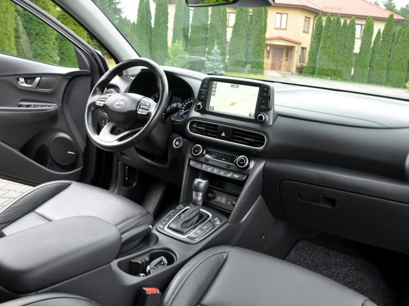 Hyundai Kona 1.6T(177KM)*4WD*Radar*Ful Led*Automat*Kamera*Skóry*KeylessGo*Alu17"ASO I (2017-2023)